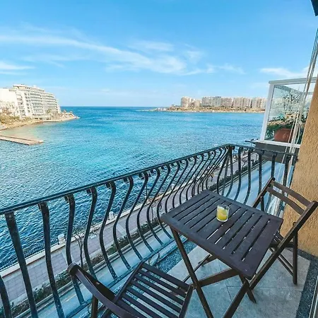 Panoramic Sea Views 3 Bedroom In St Julians S13