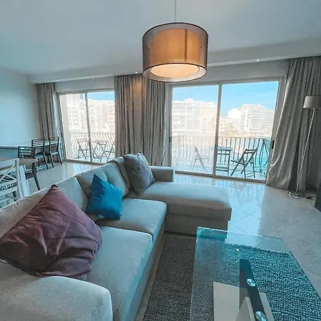 Panoramic Sea Views 3 Bedroom In St Julians S13 アパート